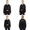 The Onyx Zip Leather Jacket