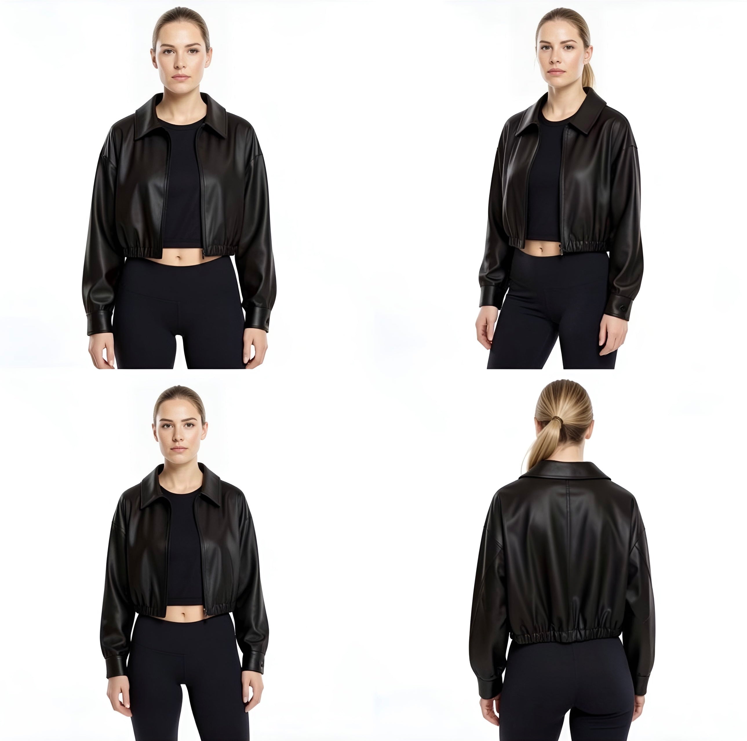 The Onyx Zip Leather Jacket