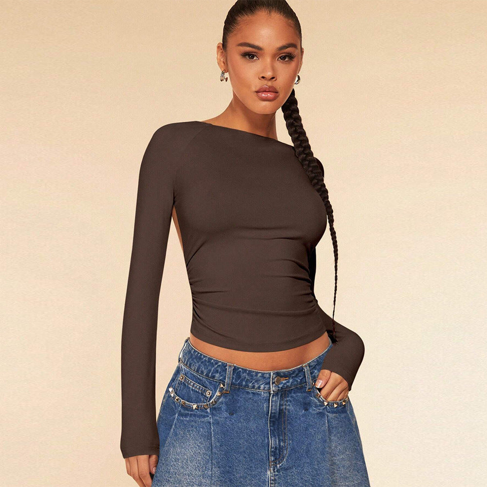 The Zara Backless Crop