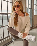 The Lux Off-Shoulder Sweatshirt