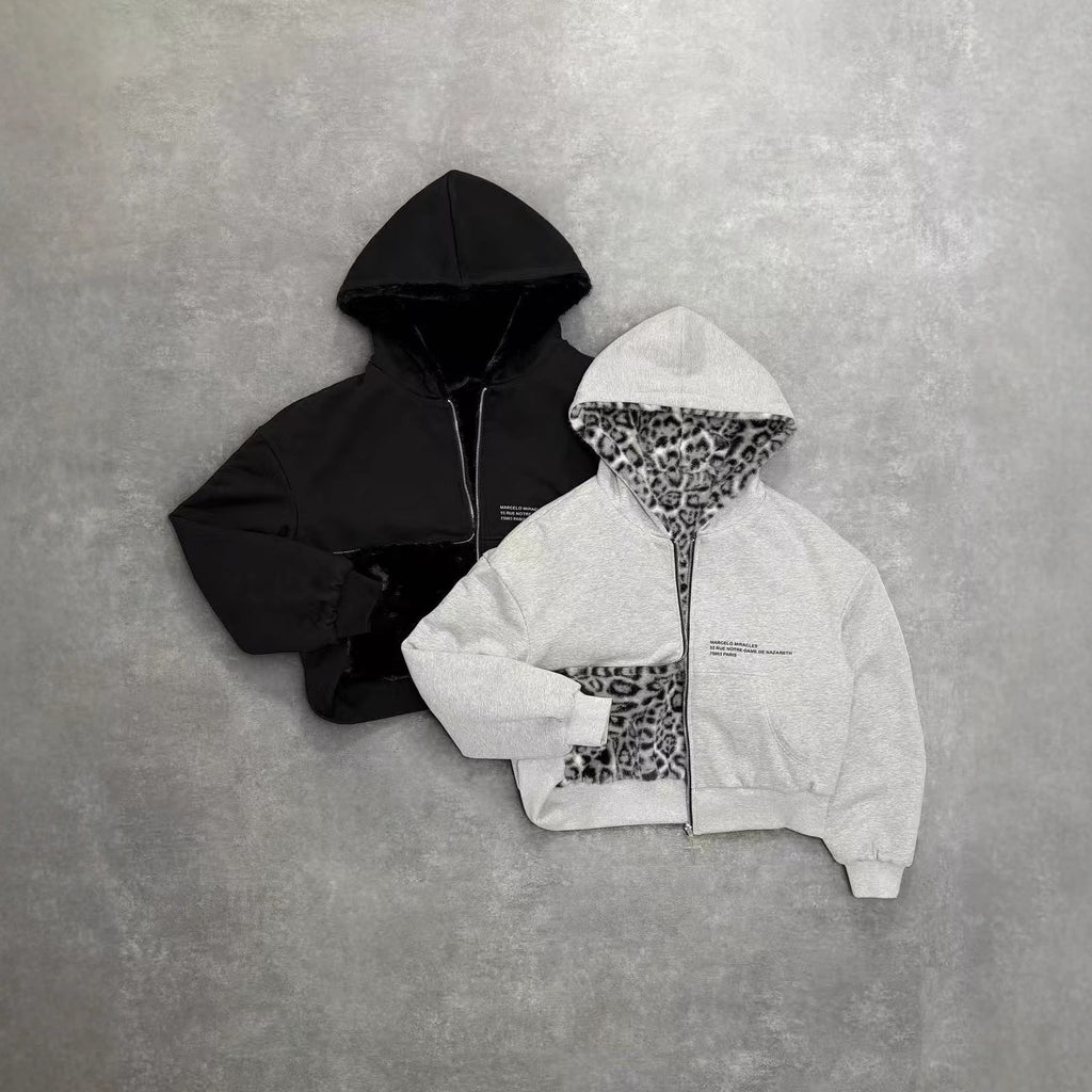 The Reversible Leopard Hoodie