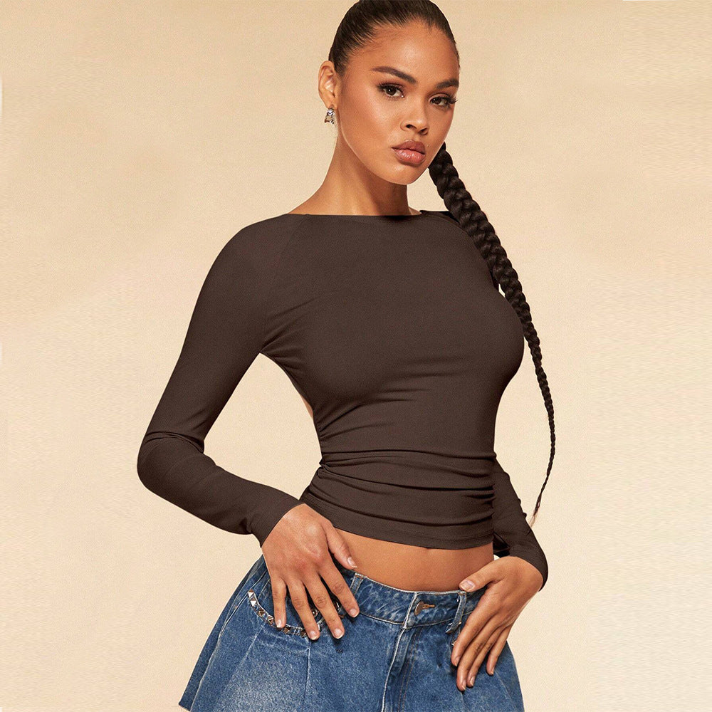 The Zara Backless Crop
