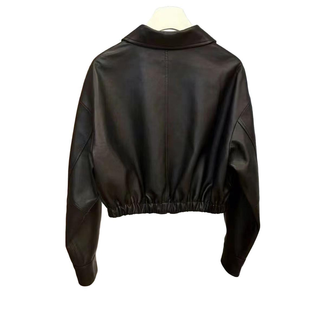 The Onyx Zip Leather Jacket