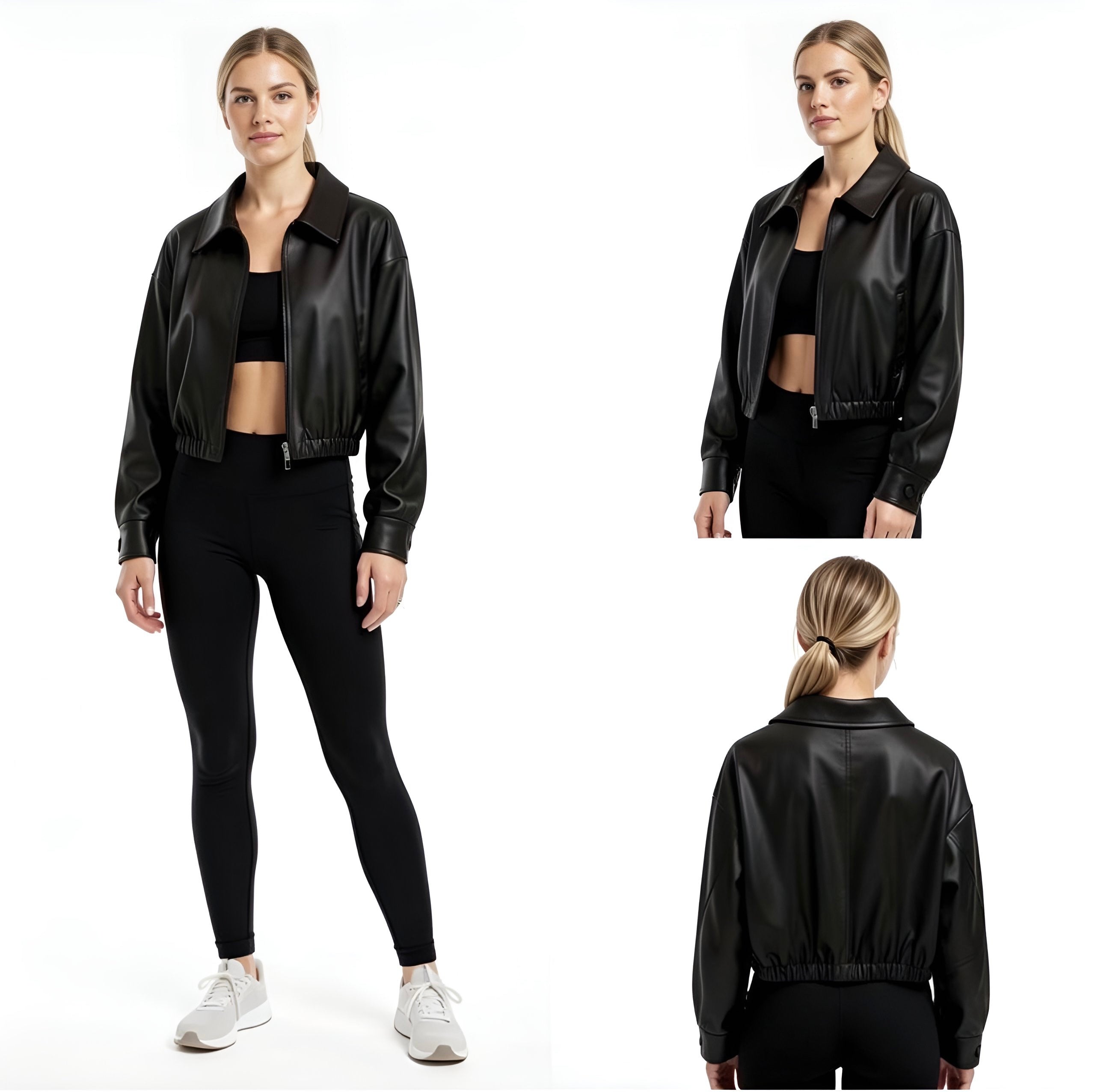 The Onyx Zip Leather Jacket