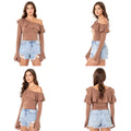 The Faye Ruffle-Hem Top